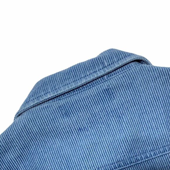 VINTAGE Blue Corduroy Crop Jacket - Picture 4 of 5